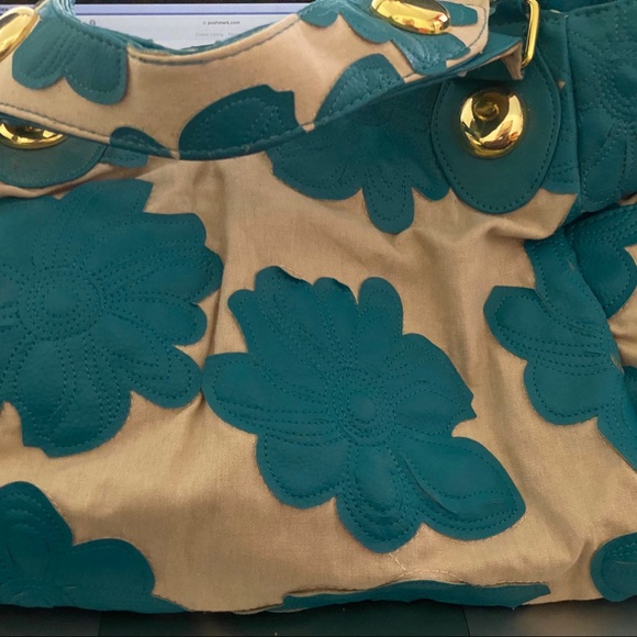 Big Buddha Tan w/Teal Stitched Hibiscu… - Picture 3 of 8